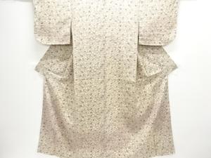 未使用品　本場琉球紅型　花鳥模様一つ紋付け下げ着物
